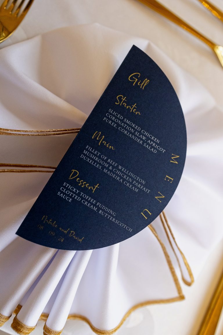 Wedding stationery designed by Bellapeach Creative