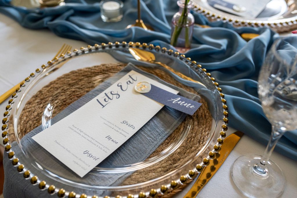 Wedding stationery designed by Bellapeach Creative